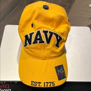 Yellow US Navy Baseball Cap